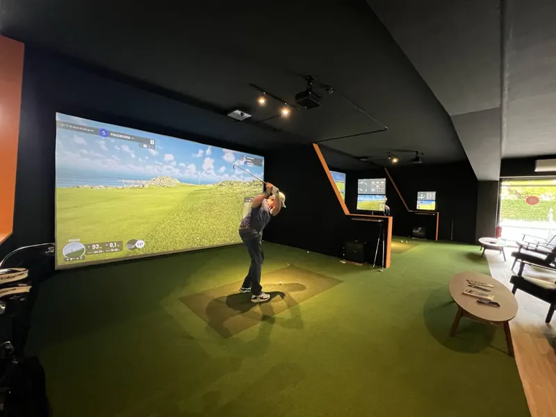 Compétition de golf sur simulateurs Trackman